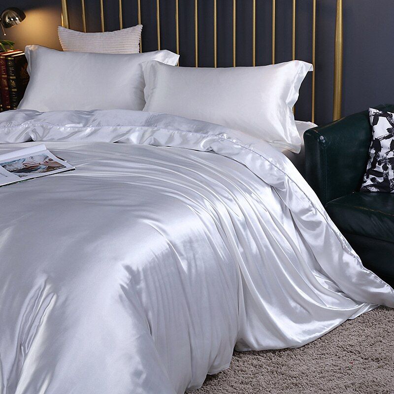 Satin Bed Set with Cotton Feel