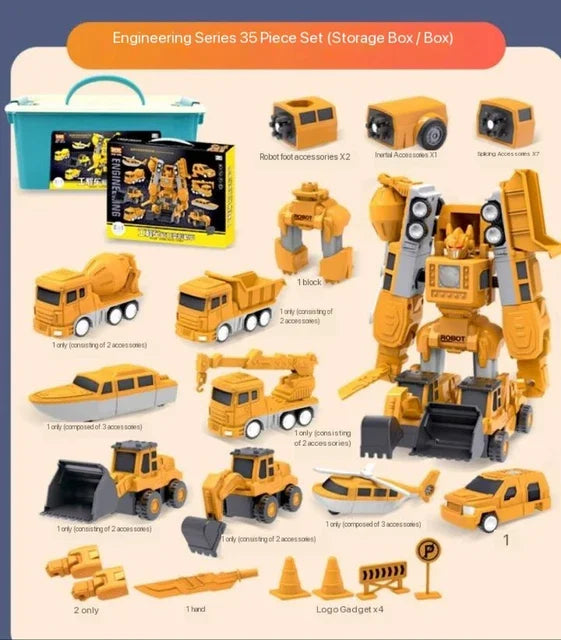 Van Truck to Transformer - Toy Truck Transformer