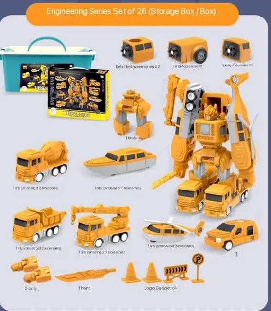 Van Truck to Transformer - Toy Truck Transformer