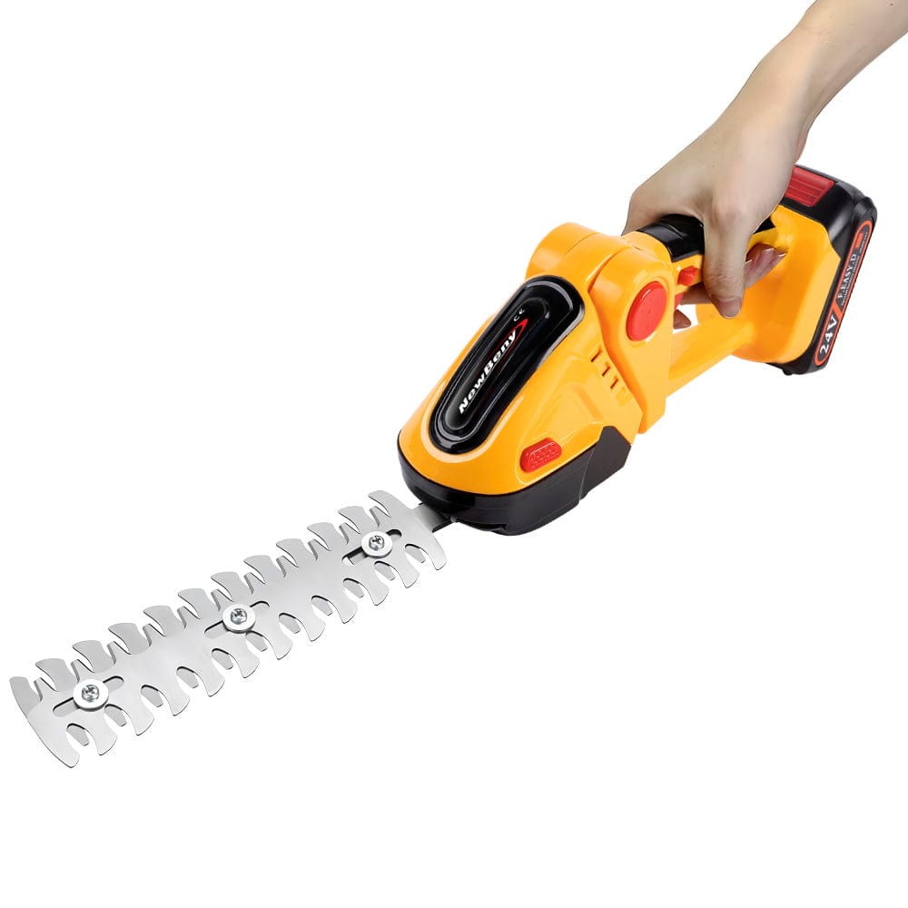 Wireless 2-in-1 Hedge Trimmer – Adjustable Heads