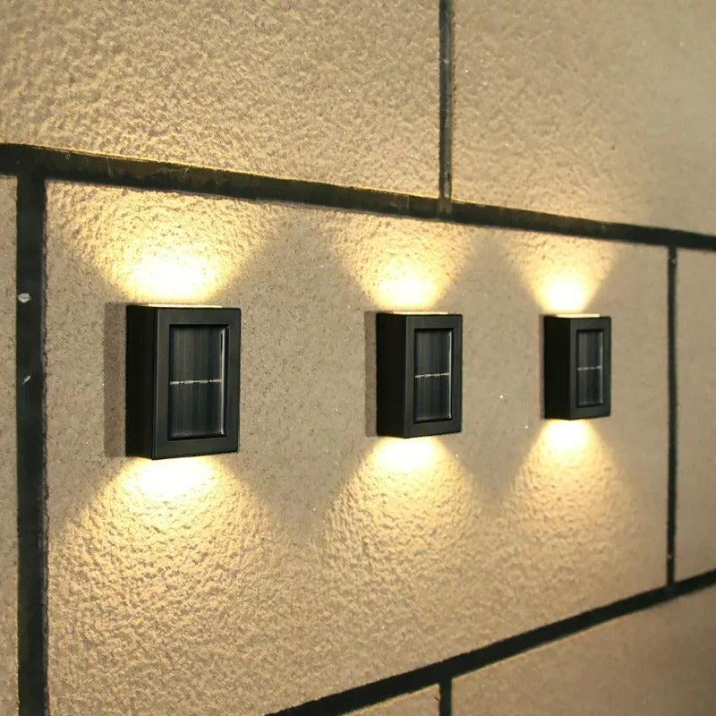 Solar LED Wall Light – Automatic Outdoor Lighting