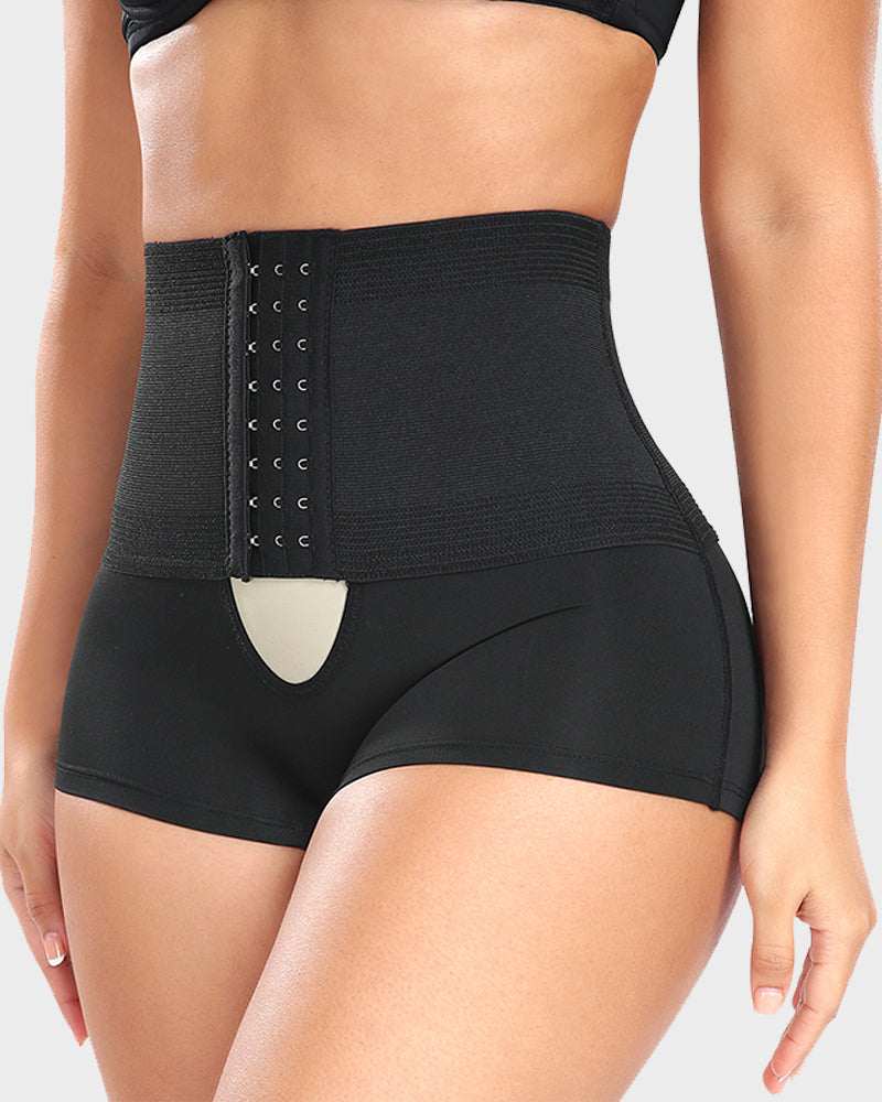 High Waist Tummy Control Shaping Boyshort Panty