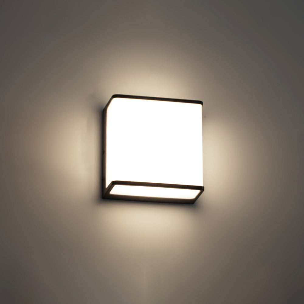 Orr® Solar Wall Light – Modern Black/White Design, Available in 3 Sizes