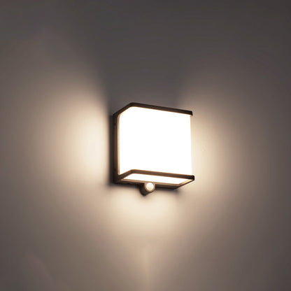 Orr® Solar Wall Light – Modern Black/White Design, Available in 3 Sizes