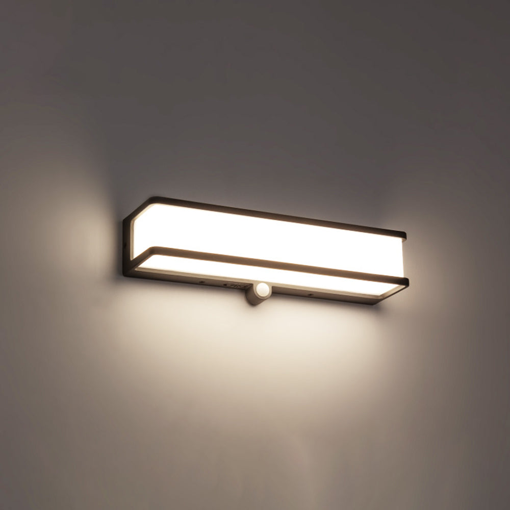 Orr® Solar Wall Light – Modern Black/White Design, Available in 3 Sizes