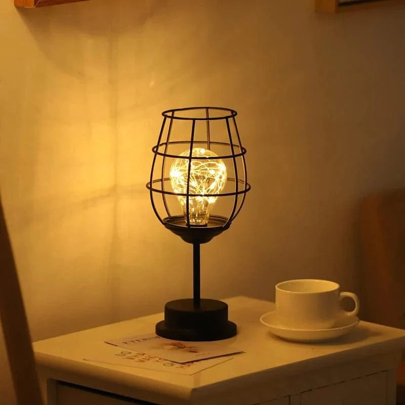 RetroLumo - Wireless Nostalgic LED Bedside Lamp